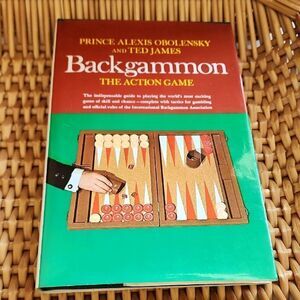 Vintage 60's Backgammon Book Prince Alexis Obolensky & Ted James
